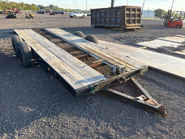 Image for 16' BUMPER PULL TRAILER TANDEM 5 LUG AXLES