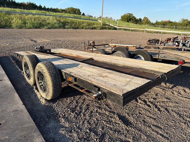 Image for 16' BUMPER PULL TRAILER TANDEM 5 LUG AXLES