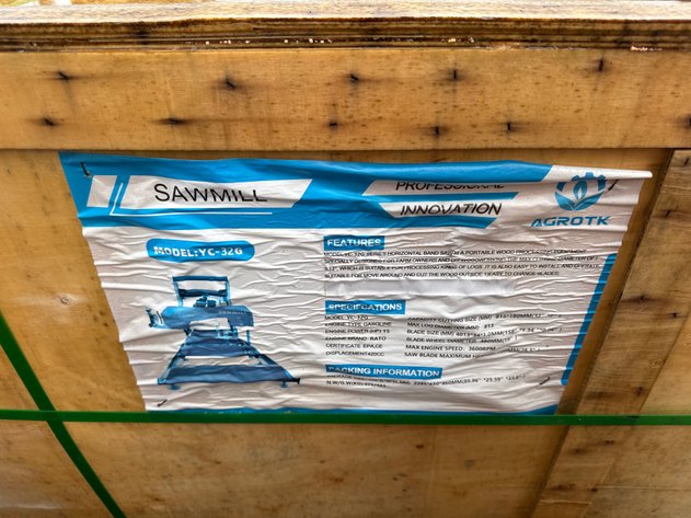 Image for AGT YC- 32G PORTABLE SAWMILL