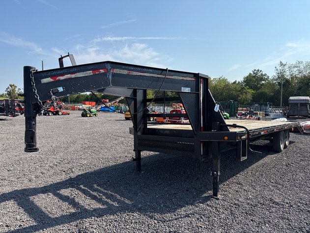 Image for 2020 P AND T 25' GOOSENECK FLATBED TRAILER