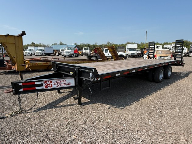 Image for HURST 25' DUAL TANDEM PINTLE HITCH TRAILER