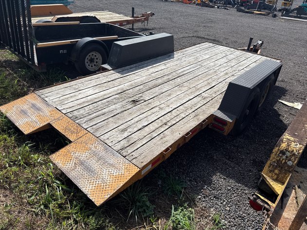 Image for 2009 HUDSON 16' BUMPER PULL TILT DECK TRAILER