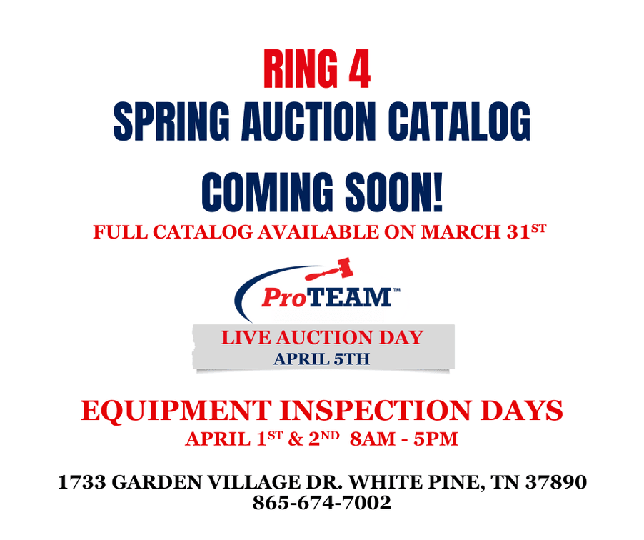 Image for RING 4 - 16th ANNUAL SPRING ABSOLUTE AUCTION