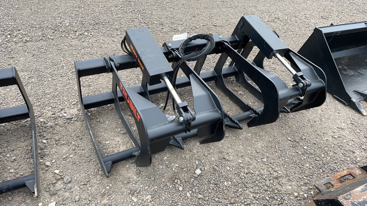 TRUBILT 66" SKID STEER 2 CYLINDER GRAPPLE