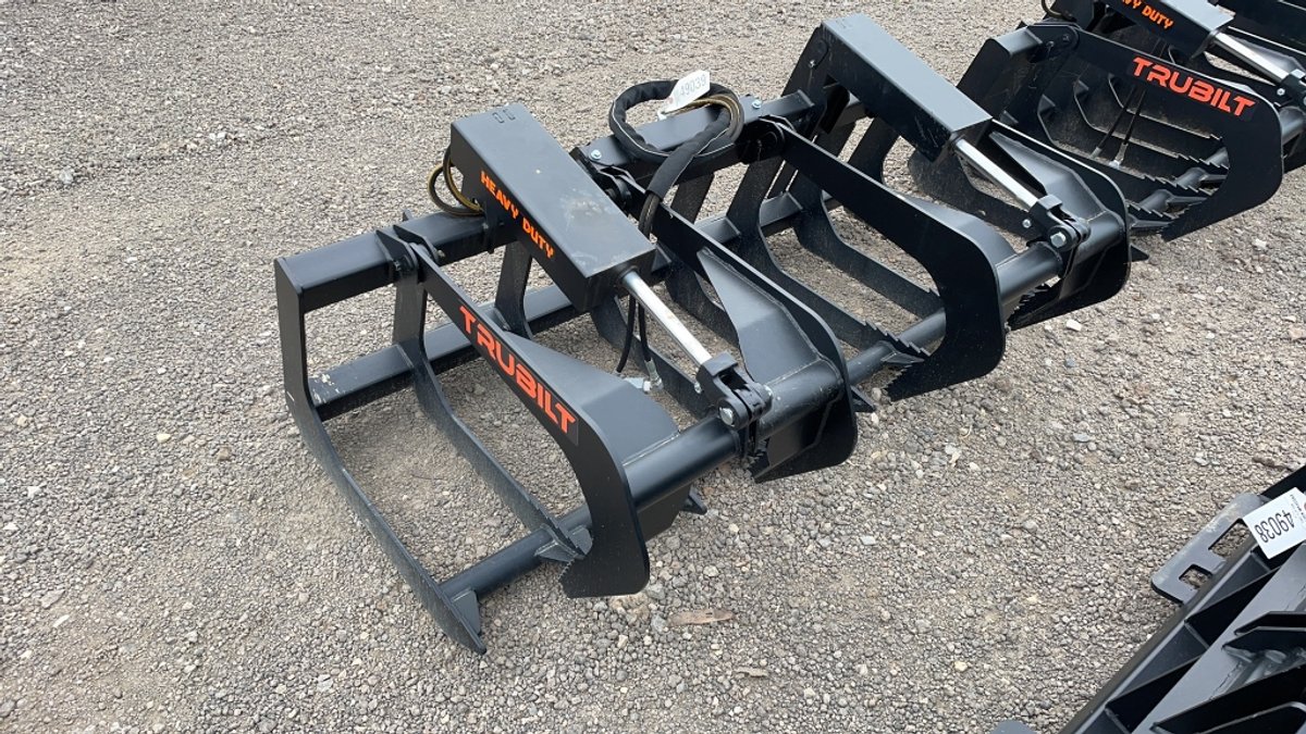 TRUBILT 66" SKID STEER 2 CYLINDER GRAPPLE