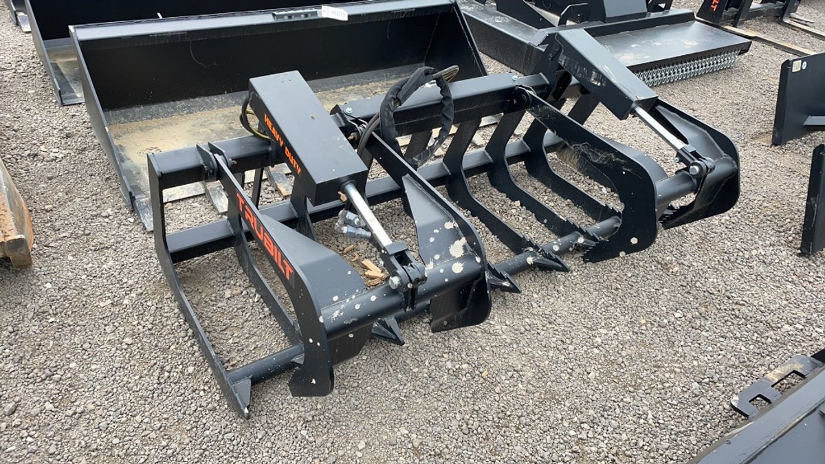 TRUBILT 72" SKID STEER 2 CYLINDER GRAPPLE