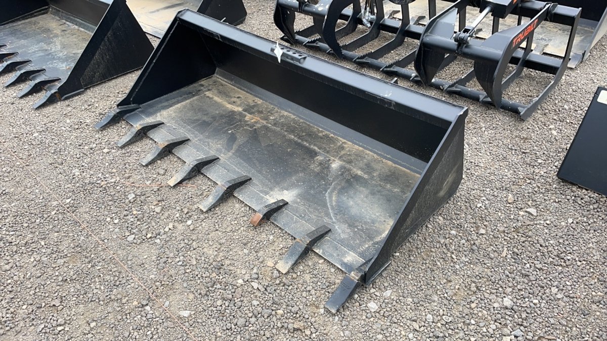 72" SKID STEER TOOTH BUCKET