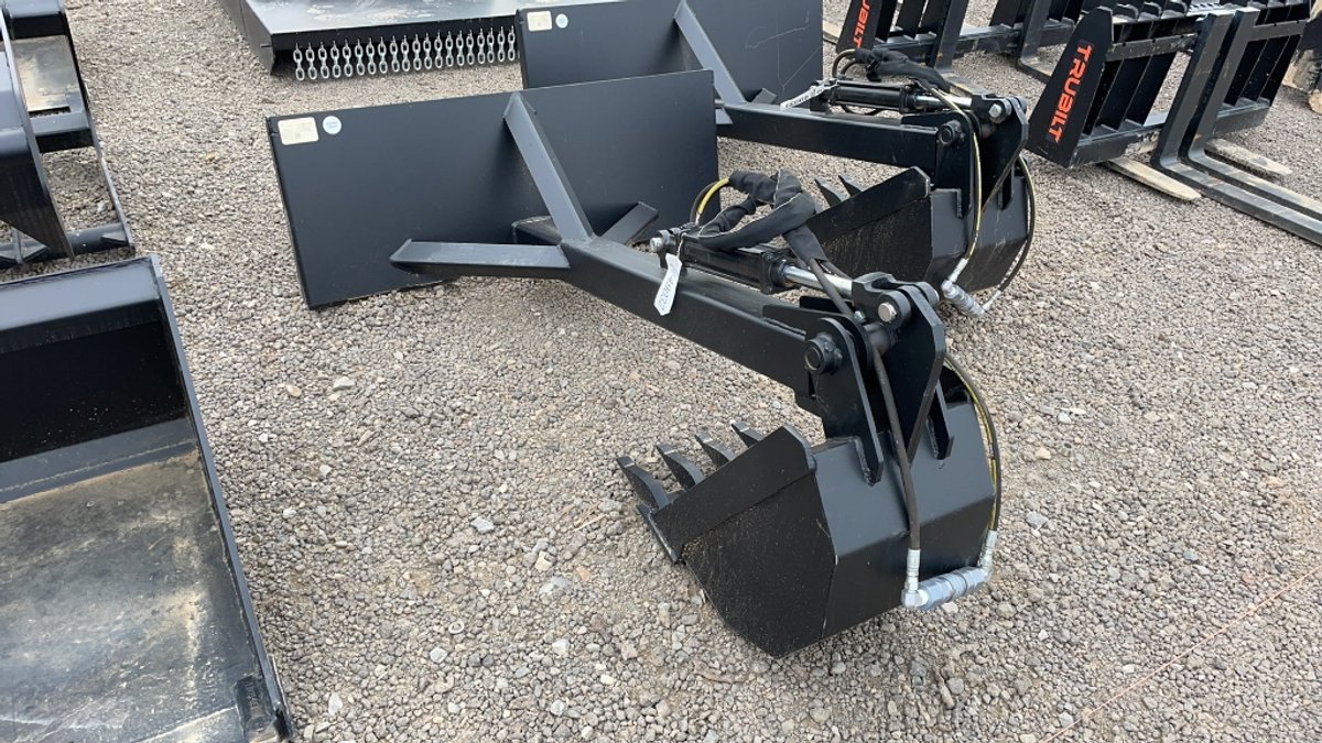 SKID STEER STATIONARY BACKHOE