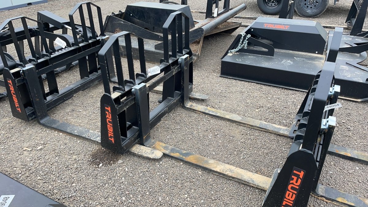 TRUBILT 48" SKID STEER PALLET FORKS