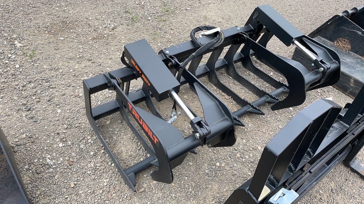 TRUBILT 72" SKID STEER 2 CYLINDER GRAPPLE