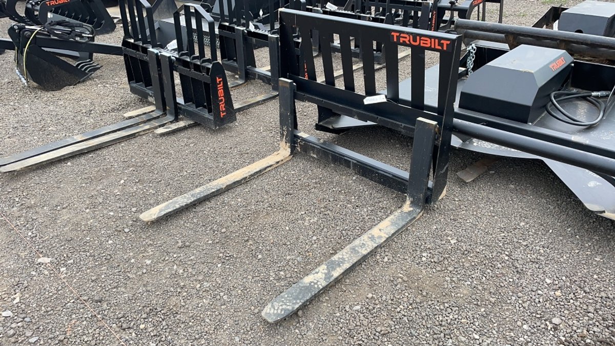 TRUBILT 42" SKID STEER PALLET FORKS