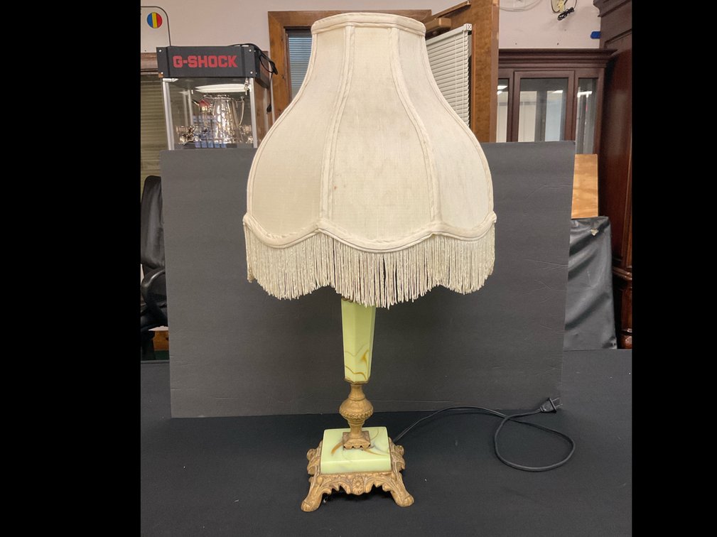 Marble/Jade Antique Lamp