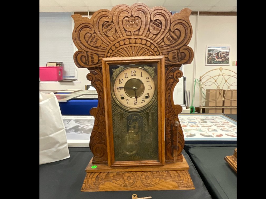 Antique Clock with Weather 