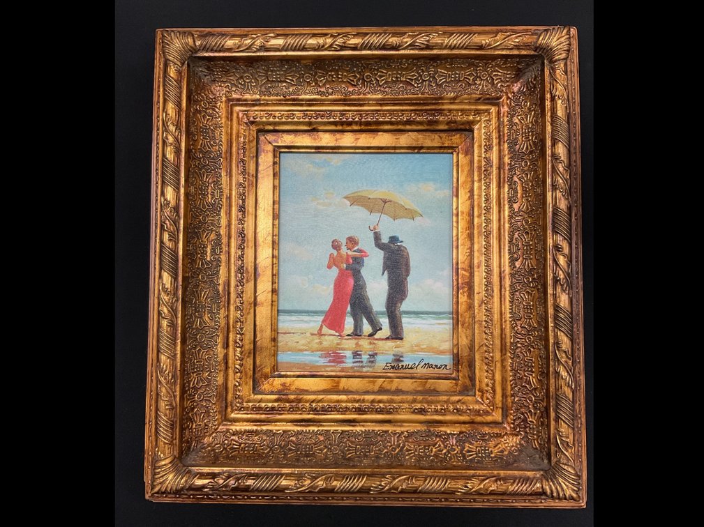 “The Singing Butler” 20x18 professionally framed 