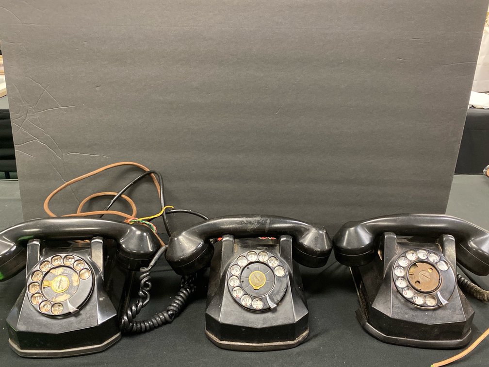 3 Vintage Phones