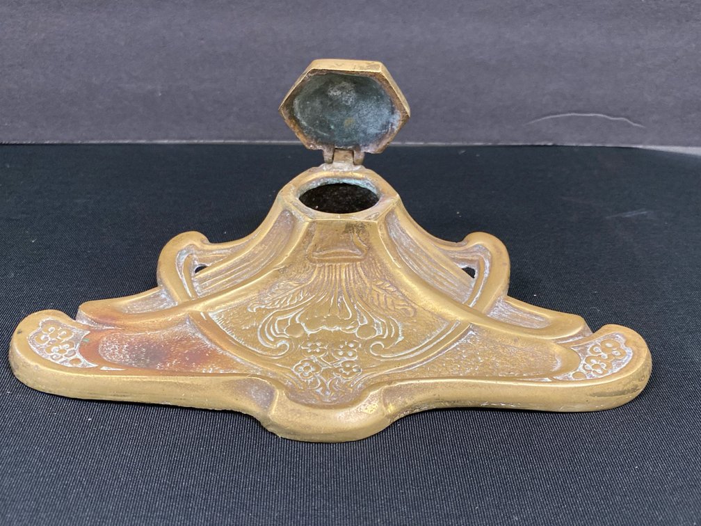 Brass Inkwell