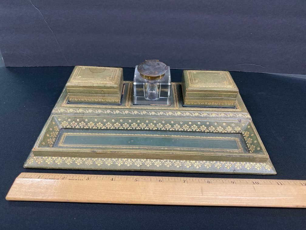 Vintage Desk set with inkwell