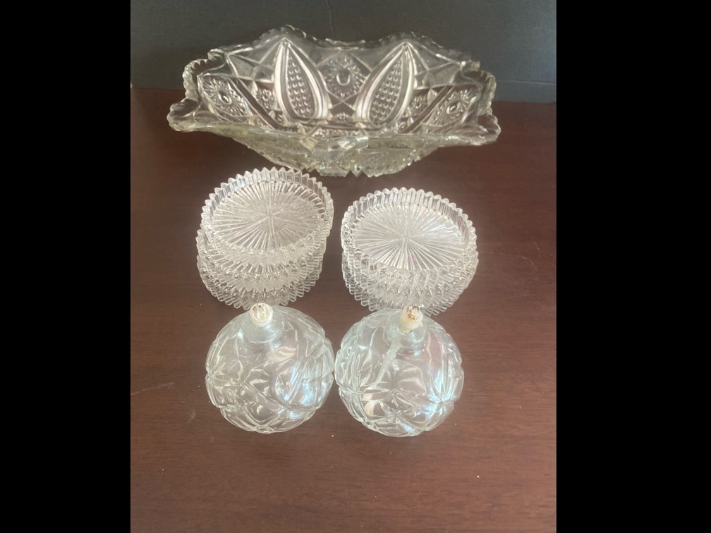 Vintage press glass