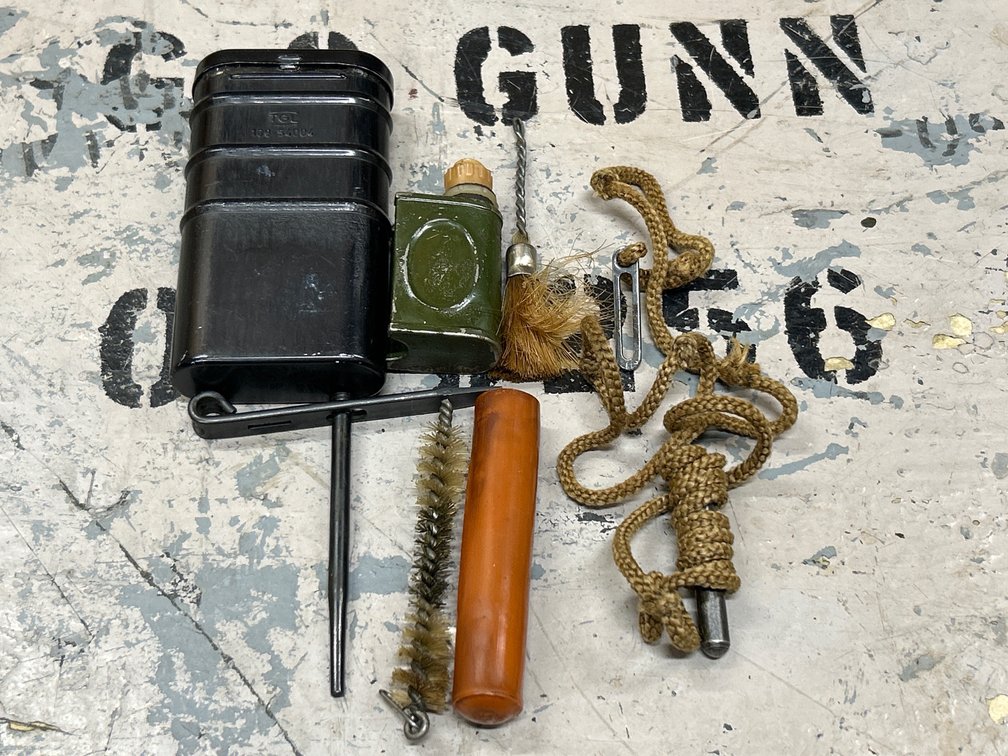 Vintage RG57 1  military Authentic East German TLG Gun Cleaning Kit 