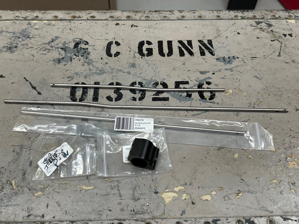 Gas Tubes, Pins and gas block