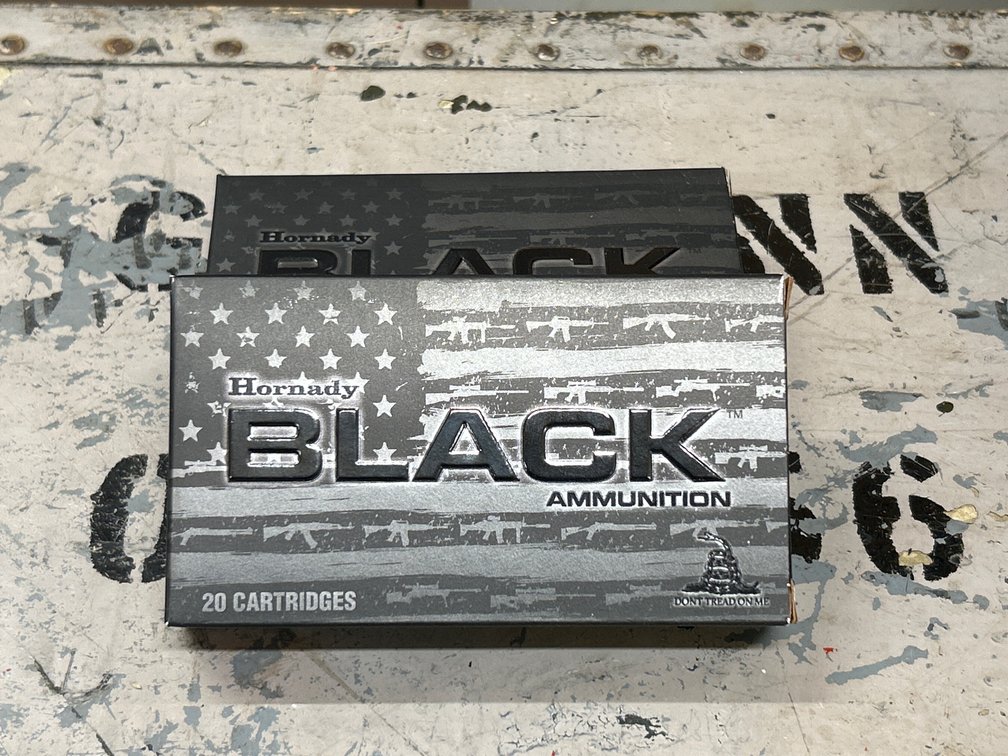 6.5 Grendel 123gr ELD MatchHornsby Black
