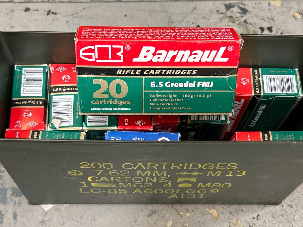 Barnaul 6.5 Grendel 100gr FMJ