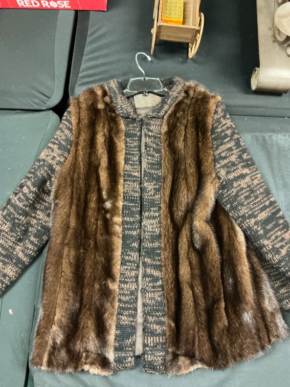 Fur Jacket by Silverman Furs with Matching Hat