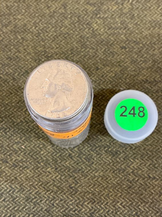 Roll of 41 Jefferson Silver Quarters 