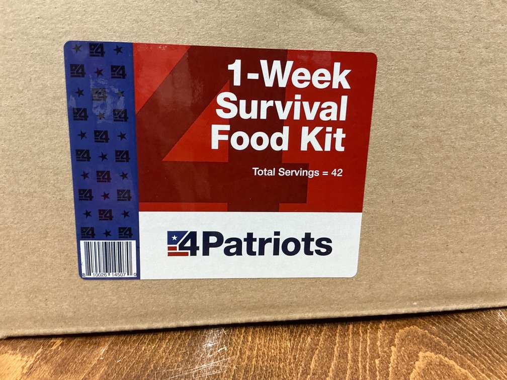 4Patriots 1-Week Survival Food Kit – 42 Total Servings