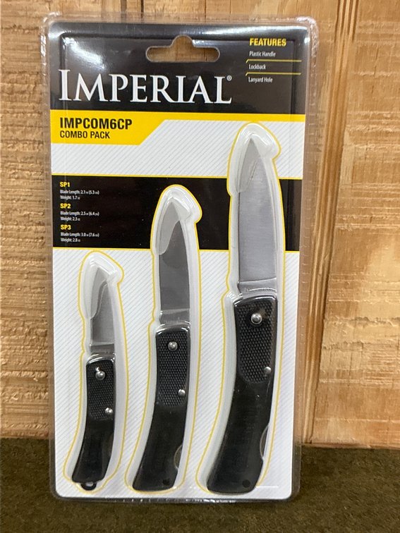 Imperial IMPCOM6CP Folding Knife Combo Pack