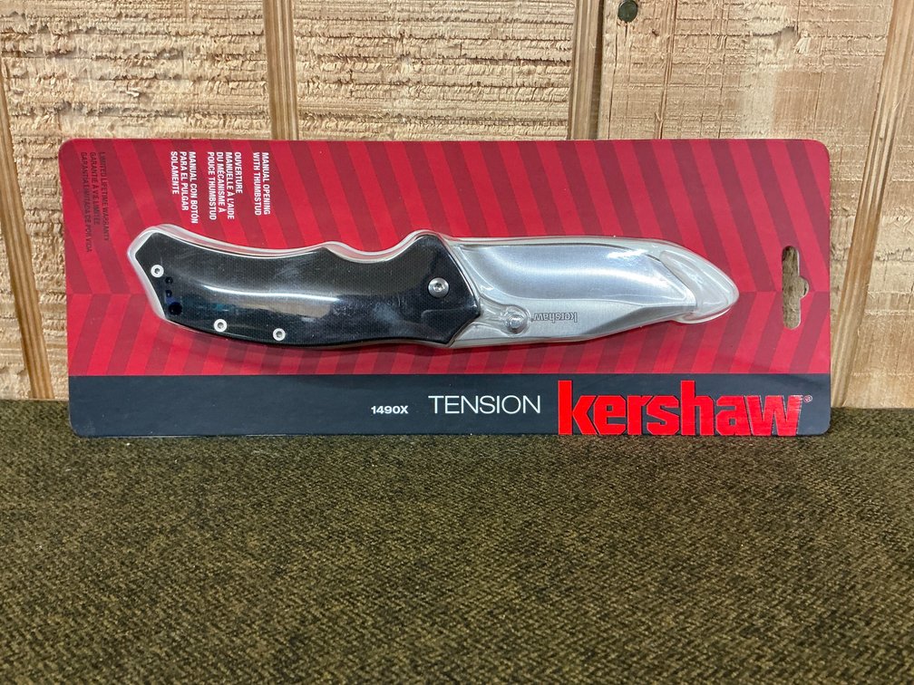 Kershaw Tension Manual Opening Folding Knife with 3.25-Inch Blade