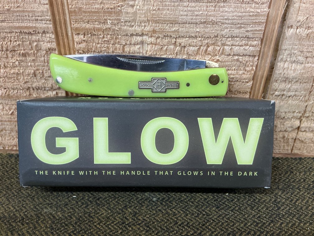Rough Ryder RR1427 Glow-in-the-Dark Folding Knife NEW