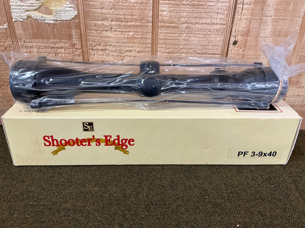 Shooter’s Edge PF 3-9×40 Rifle Scope With Duplex Reticle NEW