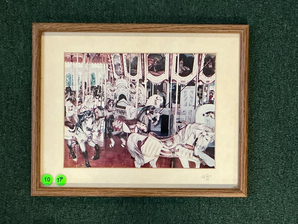 14×11 Original Photograph by Ted Parr: ‘The Buckroe Carousel’
