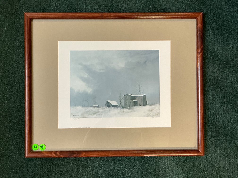 17×21 Framed Print of ‘December Dawn’ (1979) by Herb Jones