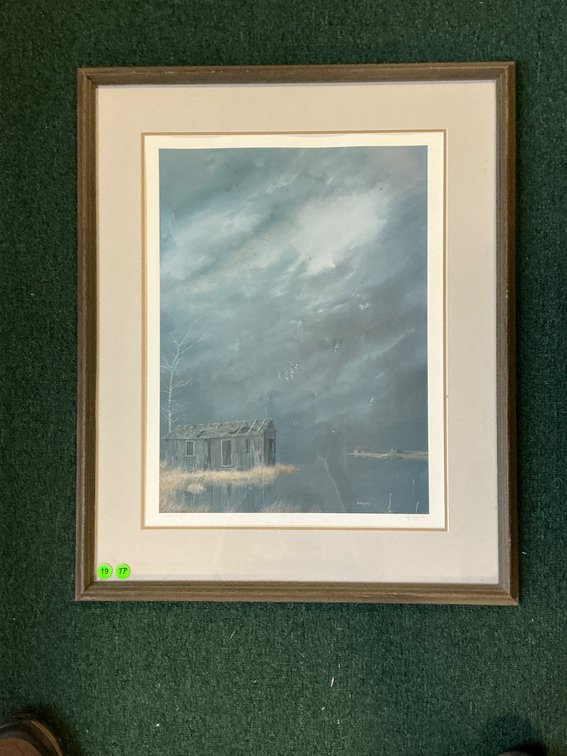 23×29 Color Print by Herb Jones in Wood Frame