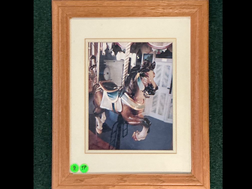 16×13 Original Photograph by Photographer Ted Parr: ‘The Buckroe Carousel’