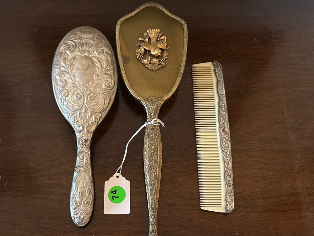 Vintage Hairbrushes &amp; Comb