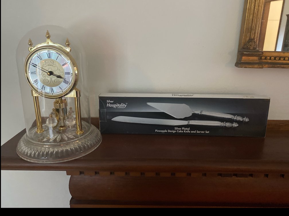 Linden, wedding clock, and more