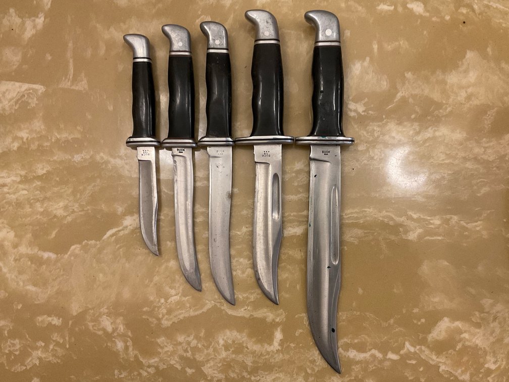Buck Knife Collection & Sheath's BR2 