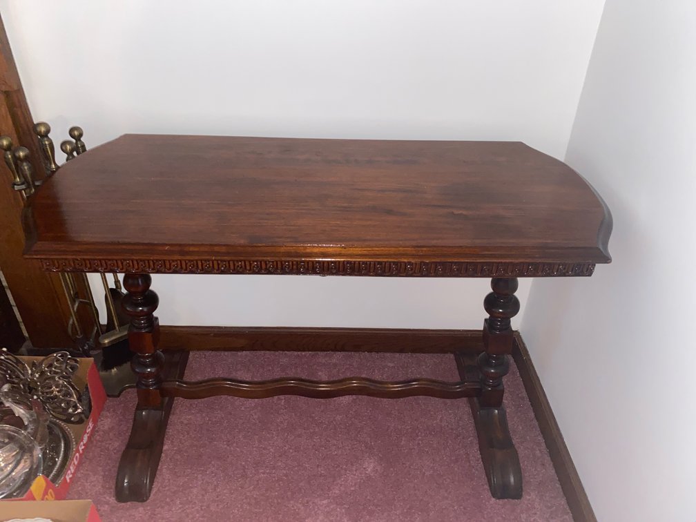 Wood library table