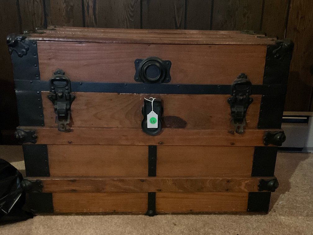 Vintage Travel Trunk Den