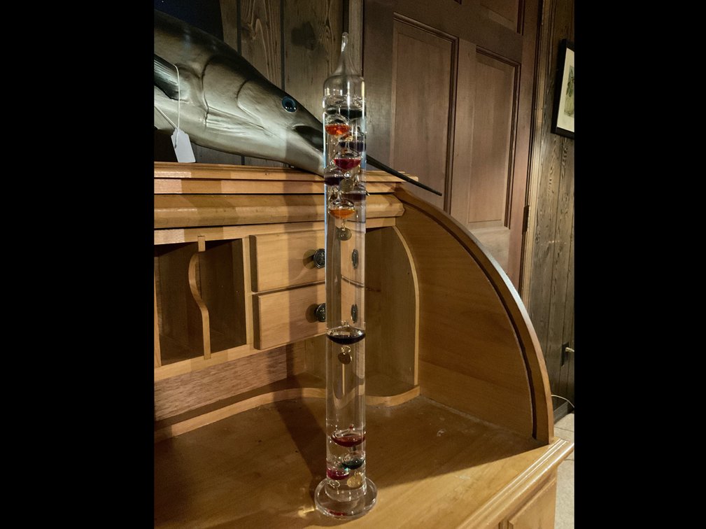 22” Tabletop Galileo Barometer  Den