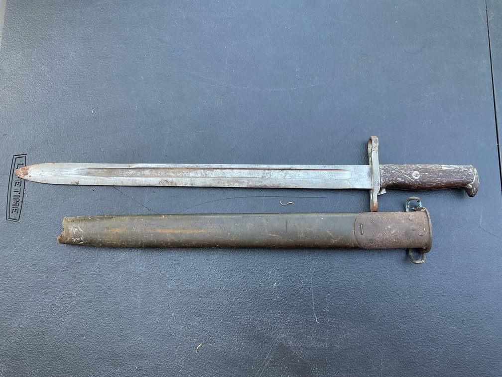 WWI Springfield Armory 1908 Bayonet  G