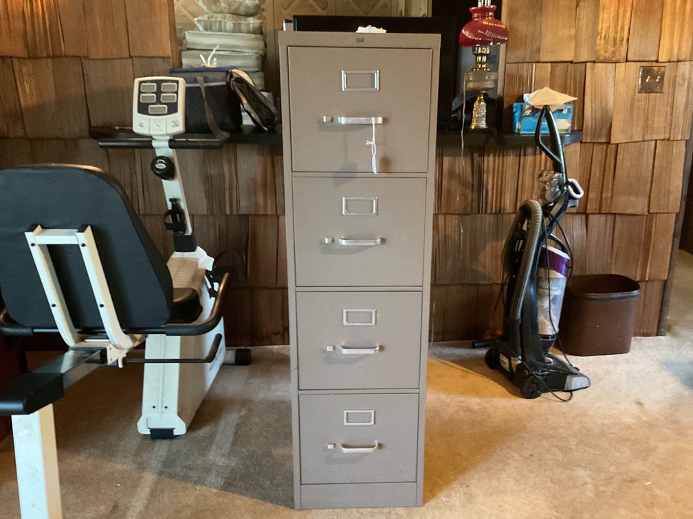 Hon Four Drawer File Cabinet 