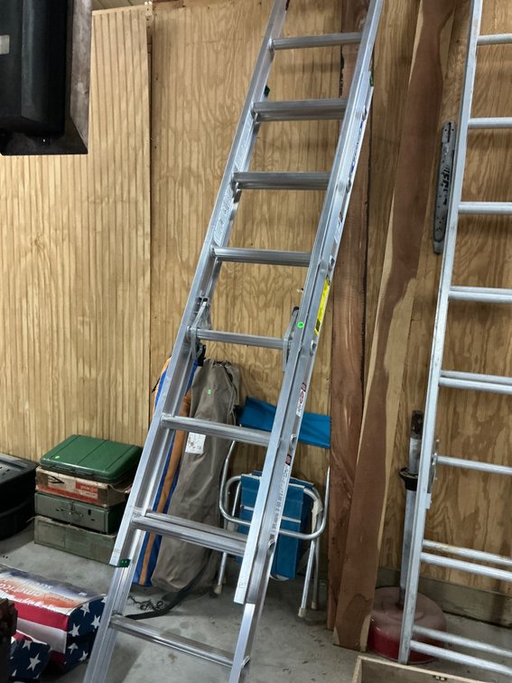 Werner 16 Ft Aluminum Extension Ladder With 225 Lb Capacity