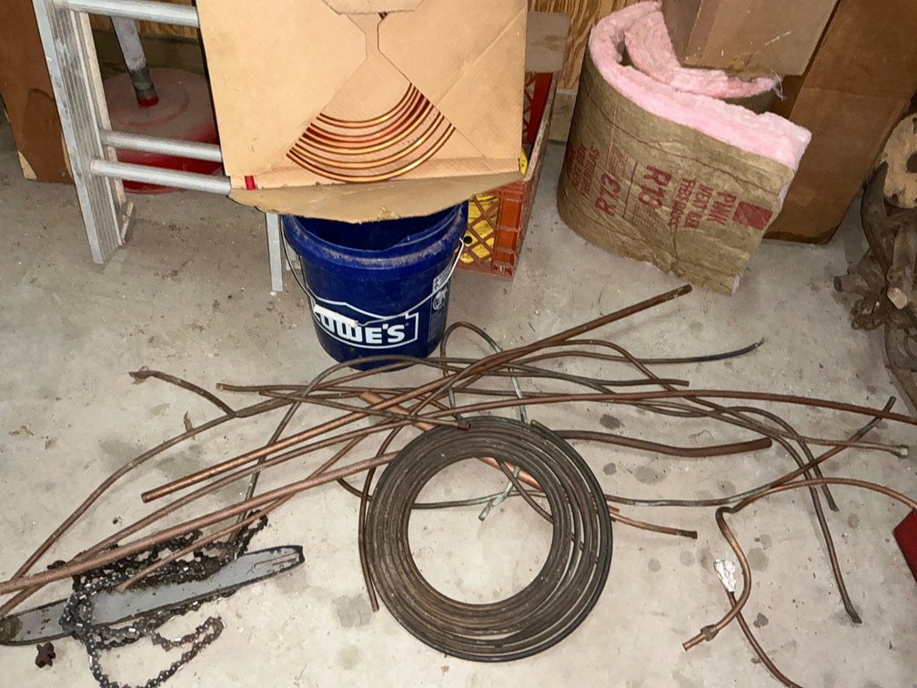 Assorted Random Copper Scrap and Materials