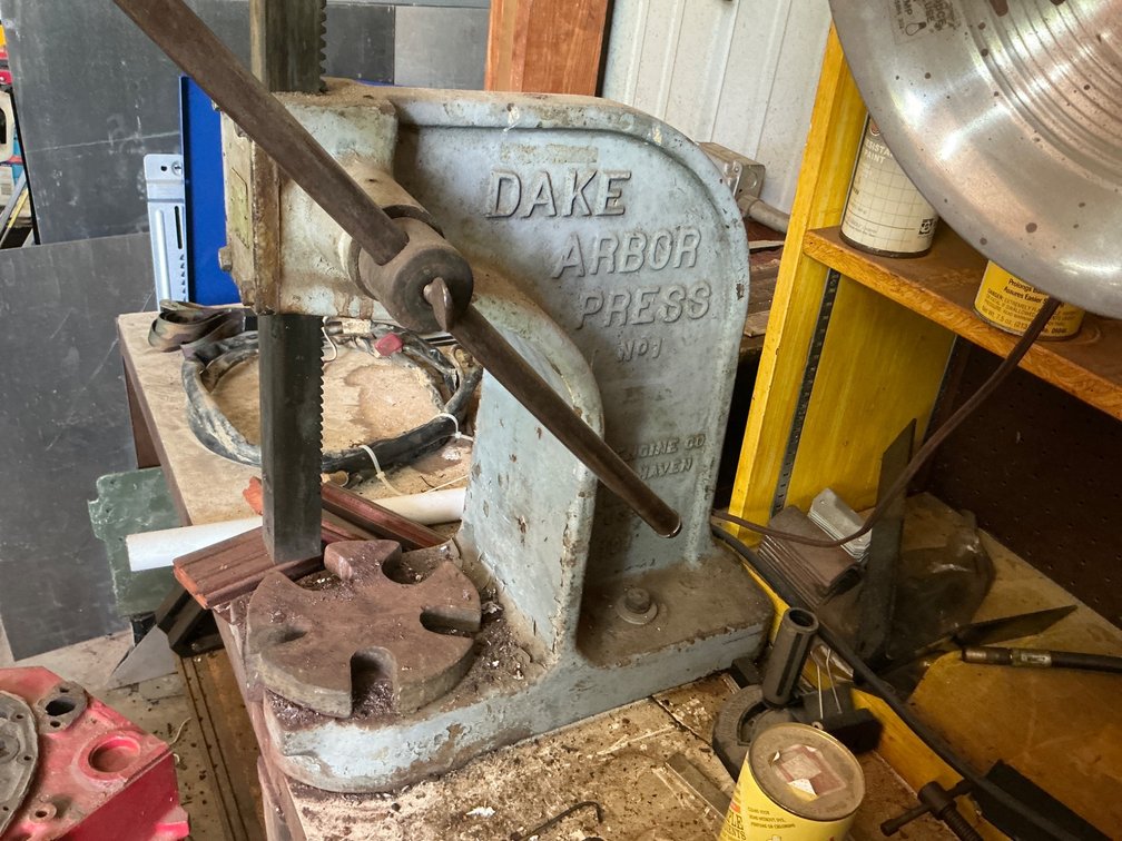 Dake Arbor Press No. 1 Manufactured by Dake Engine Co.
