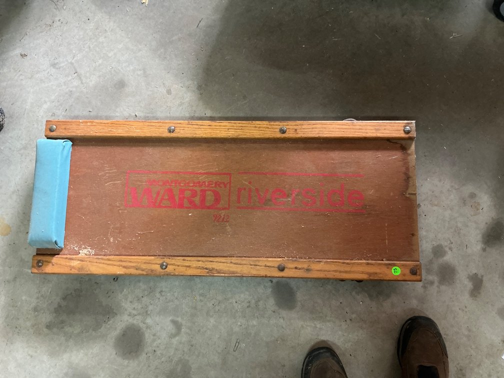 Vintage Montgomery Ward Riverside shop creeper