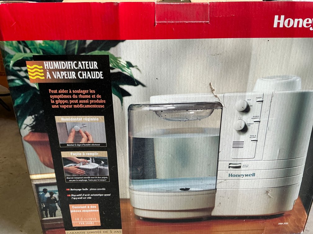 Honeywell Warm Steam Vaporizer in Original Packaging
